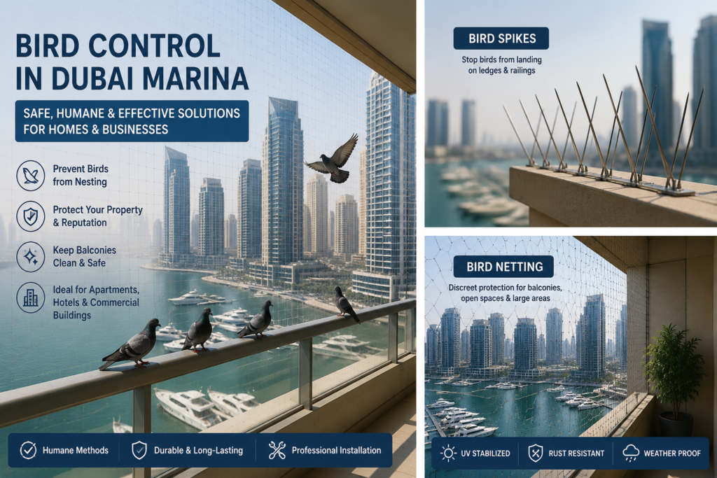 bird ntrol in dubai marina