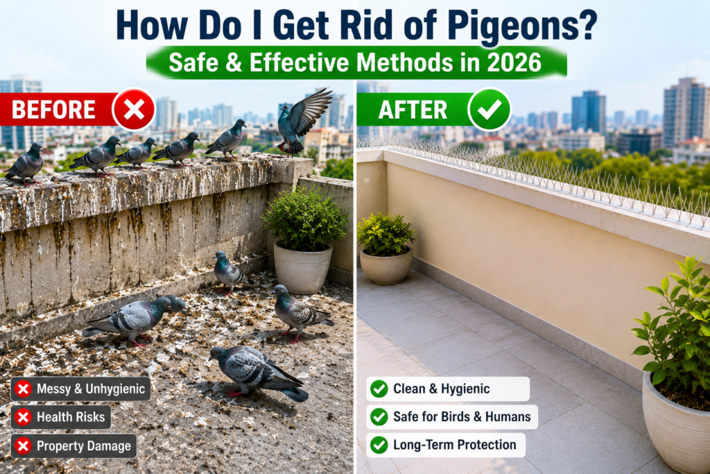 How Do I Get Rid of Pigeons