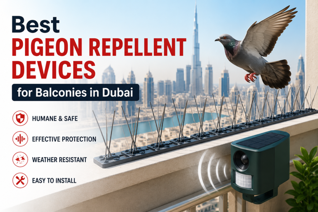 Best Pigeon Repellent Devices for Balconies in Dubai