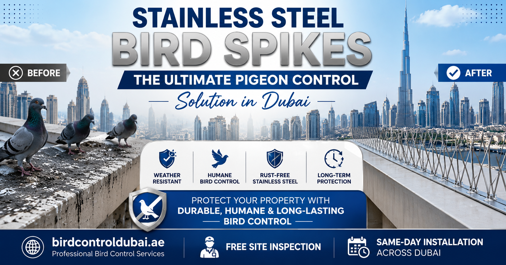 Stainless Steel Bird Spikes